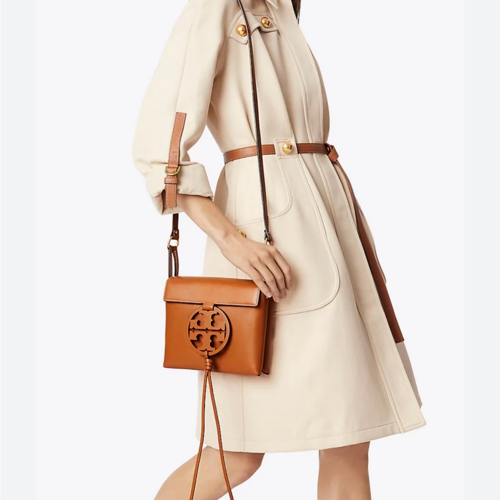 Tory Burch Leather Miller Crossbody Bag
